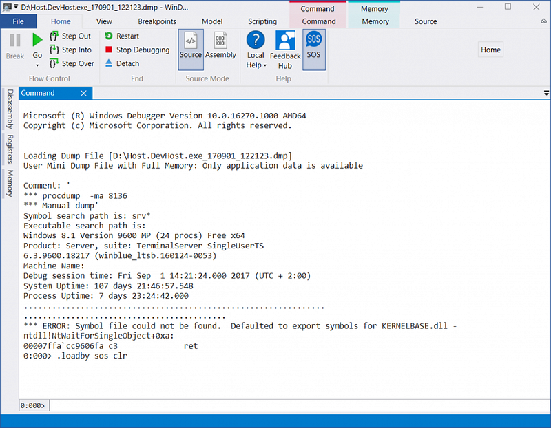 Extending the new WinDbg, Part 1 — Buttons and commands