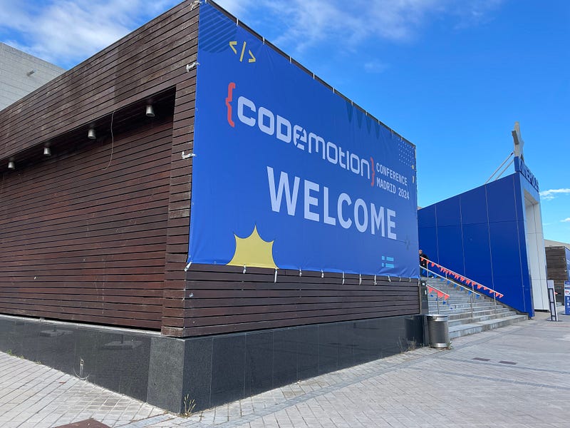 Our Journey at Codemotion Madrid 2024: Highlights and Insights